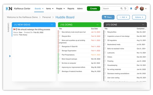 Digital Huddle Board