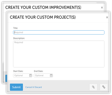 Custom Improvement Templates