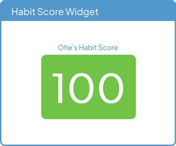 Habit Scores Widget