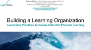 Building a Learning Organization Webinar