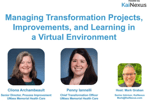 Managing Transformation Projects, Improvements, and Learning in a Virtual Environment Webinar