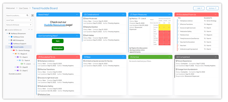 Daily Management & Huddles Software | KaiNexus